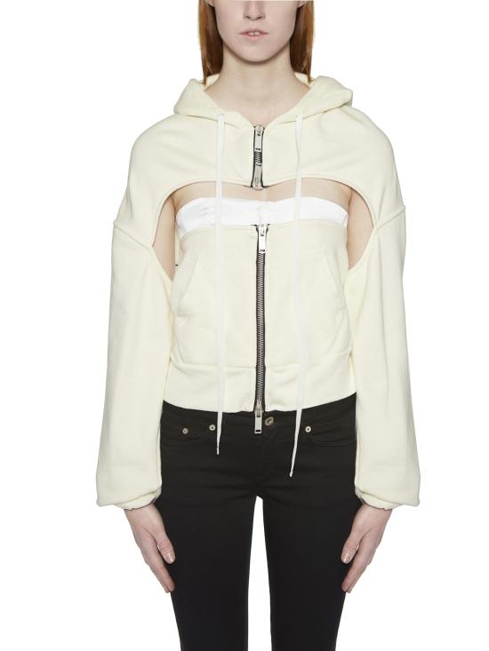  벤 타베르니티 언라벨 후드 티셔츠 JBB032174027 0188 Beige