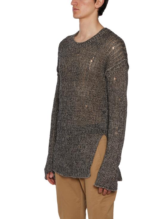  로스트 앤 파운드 스웨터 20521116 BL Black - LOST&FOUND