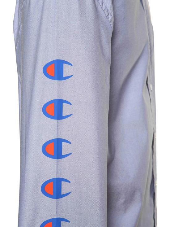  CHAMPION X BEAMS 긴팔 셔츠 212629 B5501 Light violet - CHAMPION