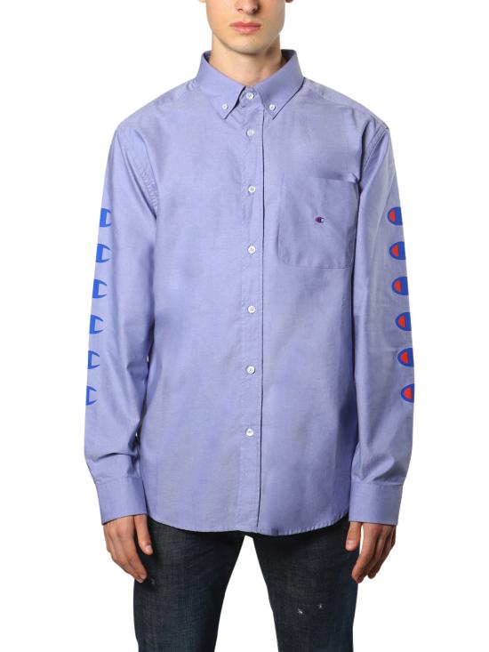  CHAMPION X BEAMS 긴팔 셔츠 212629 B5501 Light violet