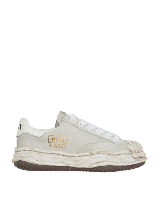 26SS 메종 미하라 야스히로 블레이키 VL OG 솔 레더 로우탑 스니커즈 HA12FW720WHITE White