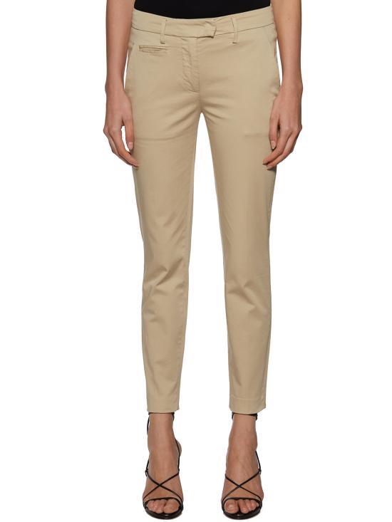  돈답 크롭 팬츠 BDP066RSE036PTDD019 Beige - DONDUP