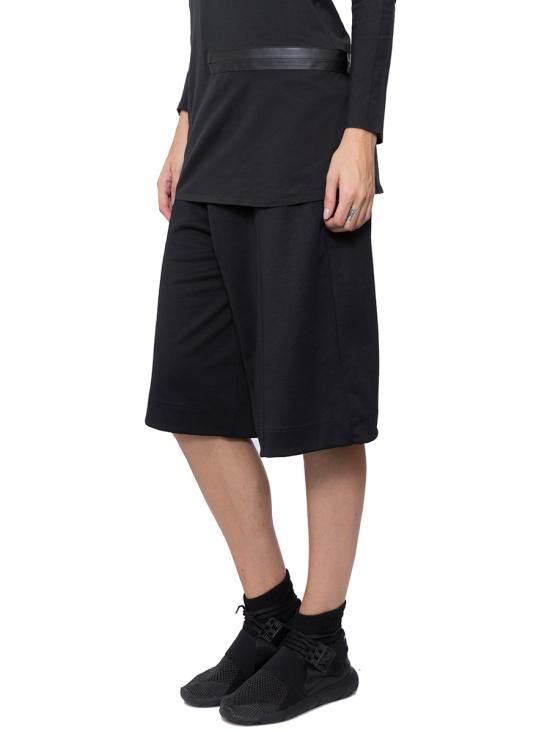  와이쓰리 미디 스커트 B20243 BL Black