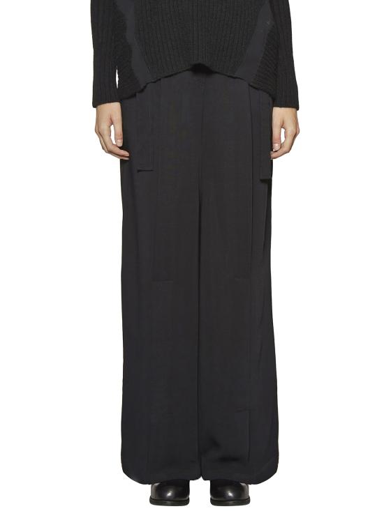  PRIMORDIAL IS PRIMITIVE 스트레이트 팬츠 Q335VI Black