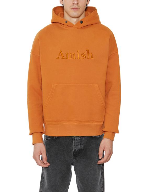  아미시 후드 티셔츠 EA22AMX018CC851997AA0 Yellow