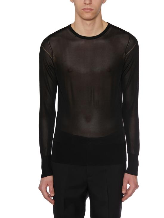  사피오 스웨터 DN22BLACKM Black