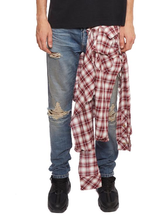  벤 타베르니티 언라벨 데님 팬츠 JYA006110001 7500 Blue