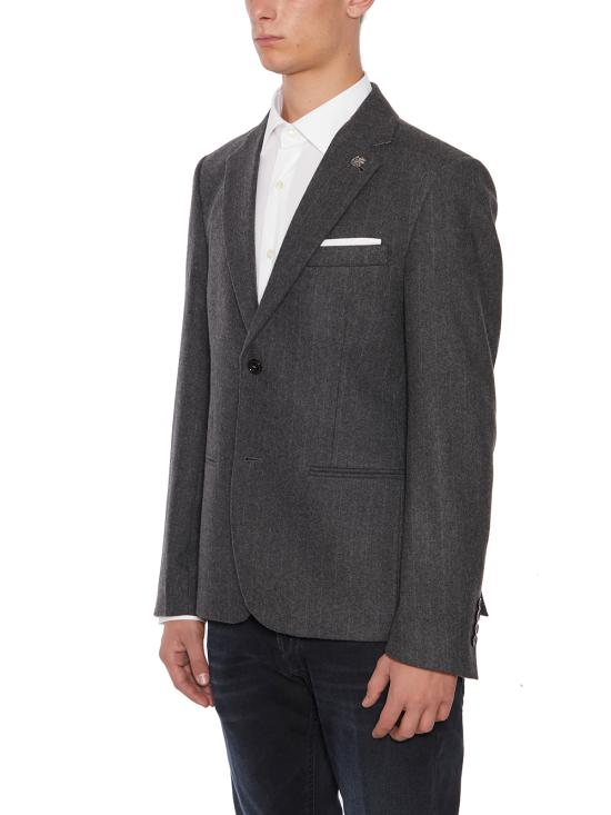  다니엘알렉산드리니 수트 자켓 EG3453S24054206110 charcoal - DANIELE ALESSANDRINI