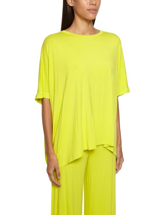  엔유 반팔 티셔츠 ZY2011025 GIALLO GIALLO FLUO - NU