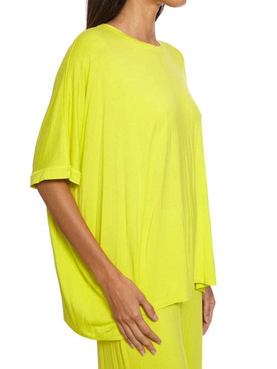  엔유 반팔 티셔츠 ZY2011025 GIALLO GIALLO FLUO - NU