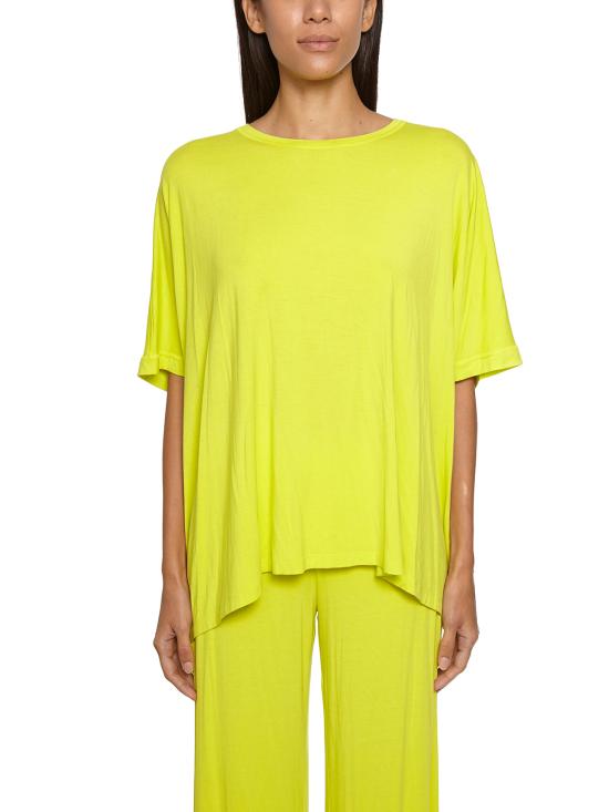  엔유 반팔 티셔츠 ZY2011025 GIALLO GIALLO FLUO