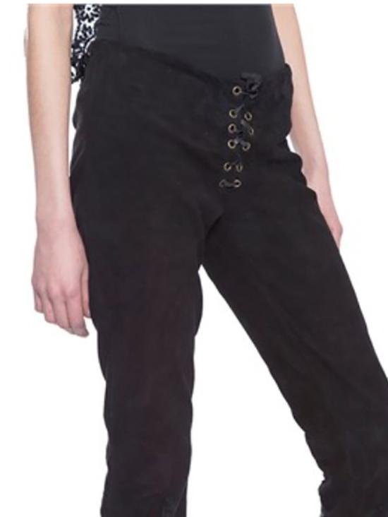  LE CUIR PERDU 플레어 팬츠 1601250 03 Black - OTHER BRANDS