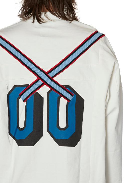  파세타즘  후드 티셔츠 JRBTEEM04 White - FACETASM