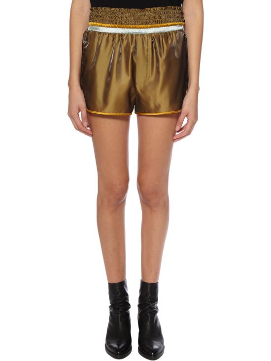  QUETSCHE_ 숏팬츠 ZQSS20P53 Gold - QUETSCHE