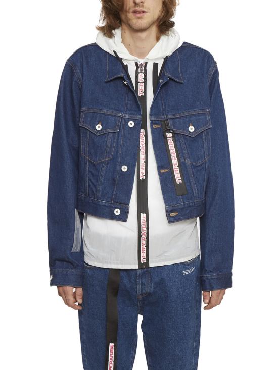  OFF-WHITE CO VIRGIL ABLOH 데님 자켓 JYE004386030 3288 Blue