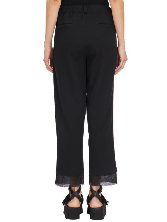  산크타무에르테 스트레이트 팬츠 H9BSM299BLACK Black - SANCTAMUERTE