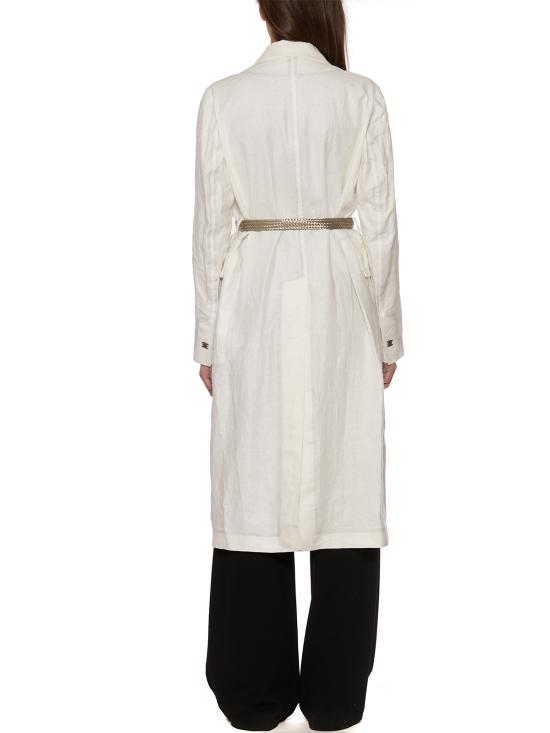  아이작 셀럼 트렌치 코트 DBIENVEILLANTEE22BLANC White - ISAAC SELLAM