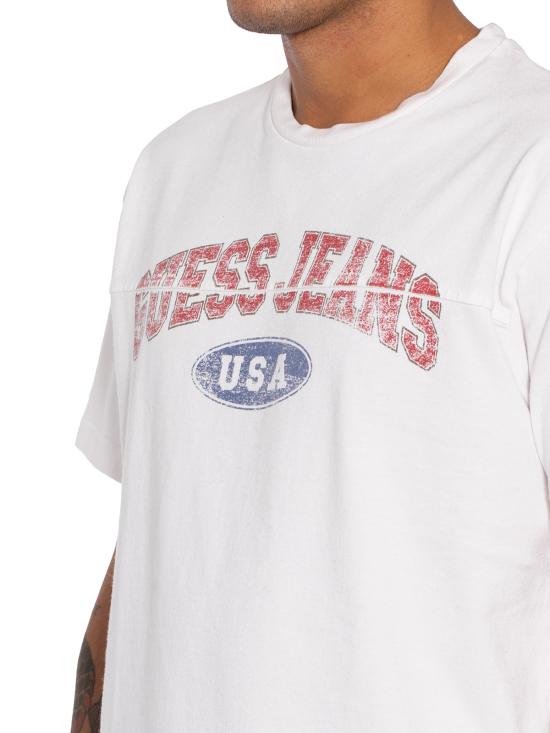  게스 반팔 티셔츠 EM2BI06KBB50WHITE White - GUESS