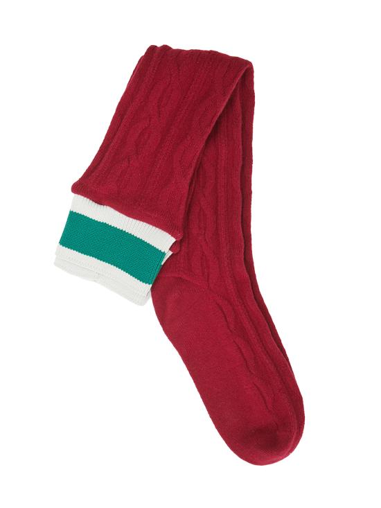  언더커버 양말 QUCV1L01 BORD Bordeaux