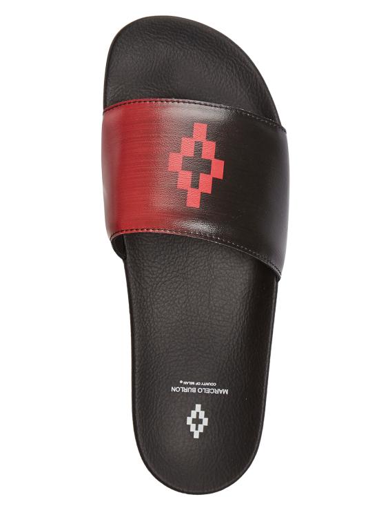  마르셀로 불론 뮬/슬리퍼 XIA027849036 1020 Black - MARCELO BURLON