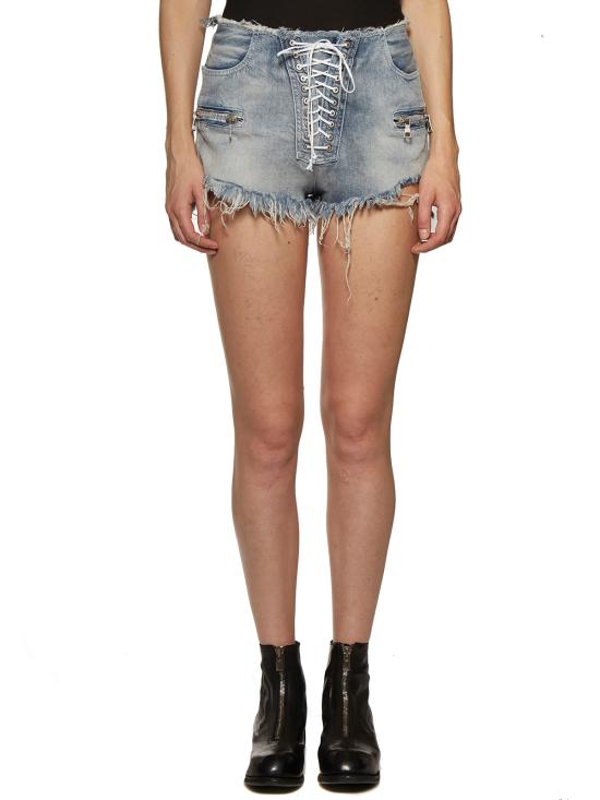  벤 타베르니티 언라벨 데님 숏팬츠 QYC002020001 3300 Light blue - BEN TAVERNITI UNRAVEL