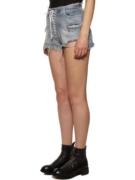  벤 타베르니티 언라벨 데님 숏팬츠 QYC002020001 3300 Light blue - BEN TAVERNITI UNRAVEL