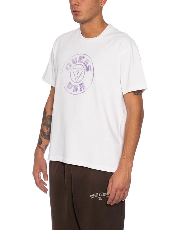  게스 반팔 티셔츠 EM2BI07KBB50WHITE White - GUESS