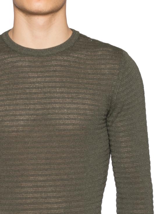  다니엘알렉산드리니 긴팔 티셔츠 GFM8191 R1700 278 Green - DANIELE ALESSANDRINI