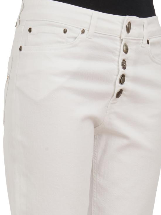  돈답 크롭 팬츠 HDP268BBS0030PTDDDS24000 White - DONDUP