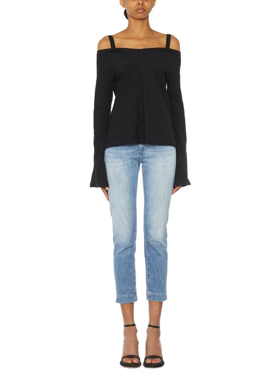  돈답 크롭 팬츠 FDP618DS0107FI2DDS23800 Blue - DONDUP