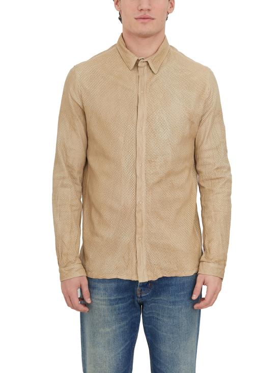  조르지오 브라토 긴팔 셔츠 HGU24S1002HL136BRUSH Green