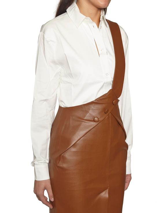  매터리얼 롱 스커트 YMPF19ALM1719SKBR Brown - MATÉRIEL