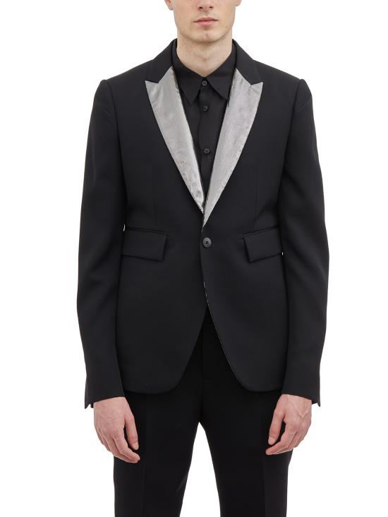  사피오 수트 자켓 FN55GABARDINEBLACKM Black