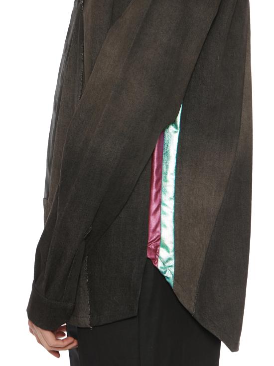  릭 오웬스 긴팔 셔츠 FRR01C4706COMBO124D100 Black - RICK OWENS