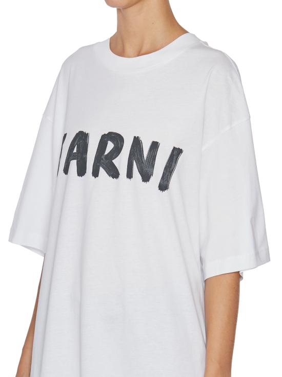 25FW 마르니 반팔 티셔츠 GTHJET49EPHUSCS11LOW01 White - MARNI