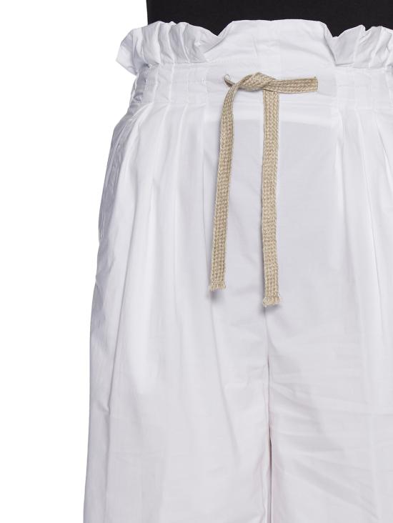  돈답 크롭 팬츠 XP422 0013 000 White - DONDUP