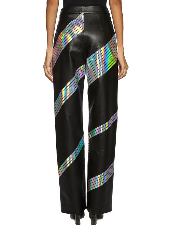  매터리얼 가죽 팬츠 YM19FLAM733PABKF Black - MATÉRIEL