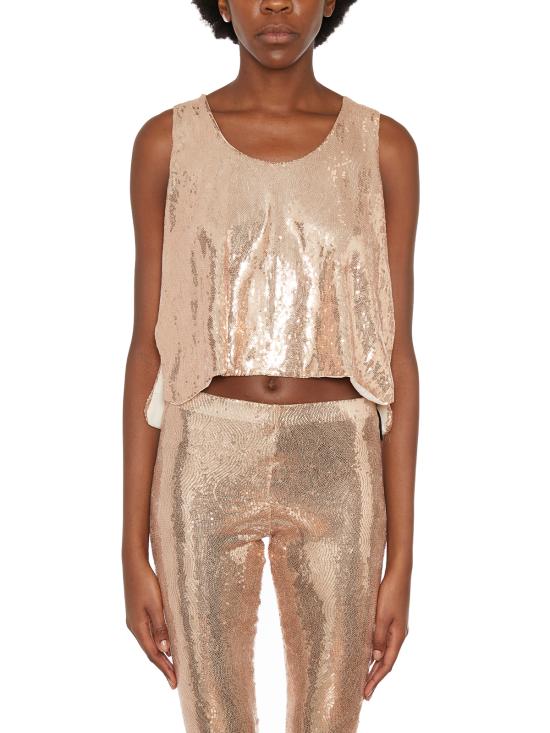  노스트라싼티시마 민소매 티셔츠 F2BWOMTS37GOLD Gold