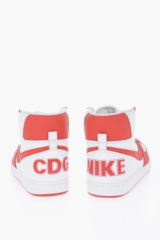  나이키 X 꼼데가르송 하이탑 스니커즈 PKK105S23 3RED Bianco Rosso - NIKE