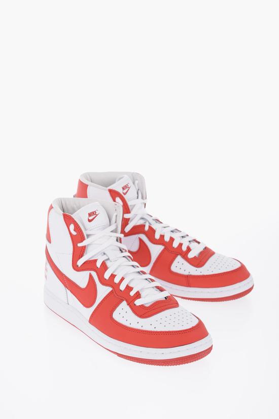  나이키 X 꼼데가르송 하이탑 스니커즈 PKK105S23 3RED Bianco Rosso