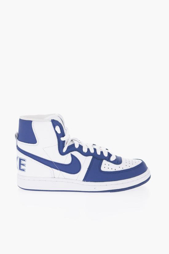  나이키 X 꼼데가르송 하이탑 스니커즈 PKK105S23 2NAVY Bianco Blu - NIKE