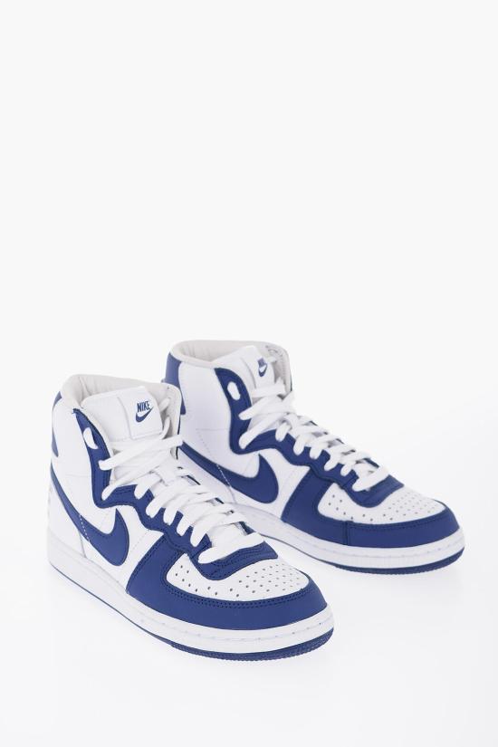  나이키 X 꼼데가르송 하이탑 스니커즈 PKK105S23 2NAVY Bianco Blu