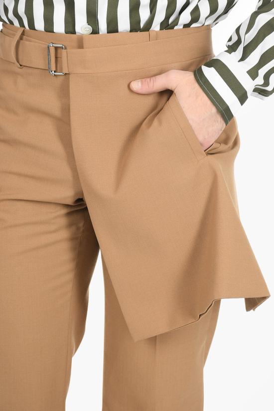  오프화이트 스트레이트 팬츠 OMCA219S22FAB001 K 6200 Beige - OFF WHITE