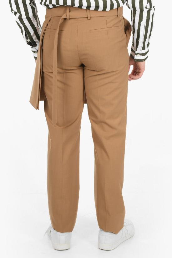  오프화이트 스트레이트 팬츠 OMCA219S22FAB001 K 6200 Beige - OFF WHITE