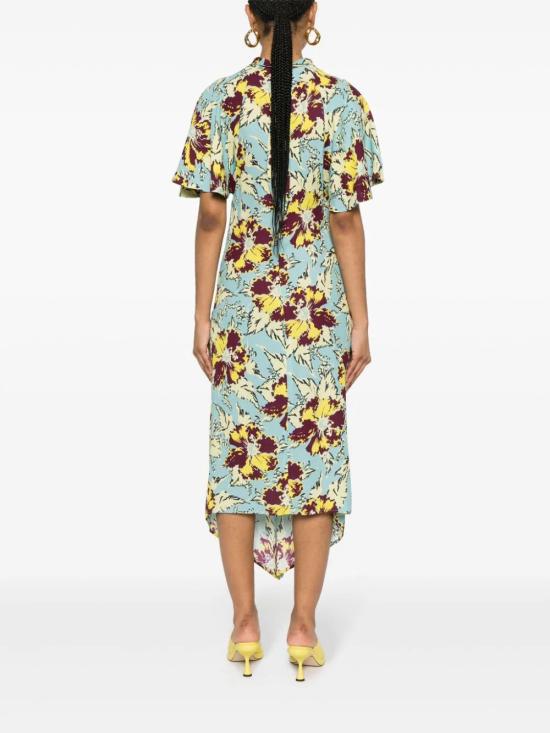  콜빌 롱 원피스 CVS24557 LIGHT BLUE BURGUNDY YELLOW LIGBBY - COLVILLE