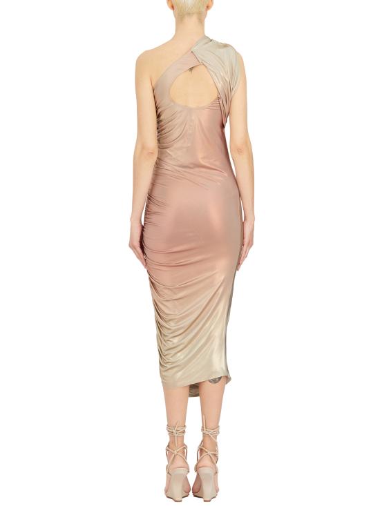  릭 오웬스 릴리즈 미디 원피스 HLI01D6526GVIDEG123D Orange - RICK OWENS