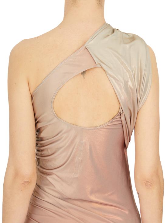  릭 오웬스 릴리즈 미디 원피스 HLI01D6526GVIDEG123D Orange - RICK OWENS