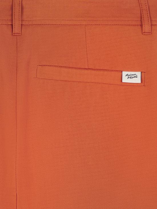  메종키츠네 숏팬츠 MM01402WW0074 P674 Orange - MAISON KITSUNE