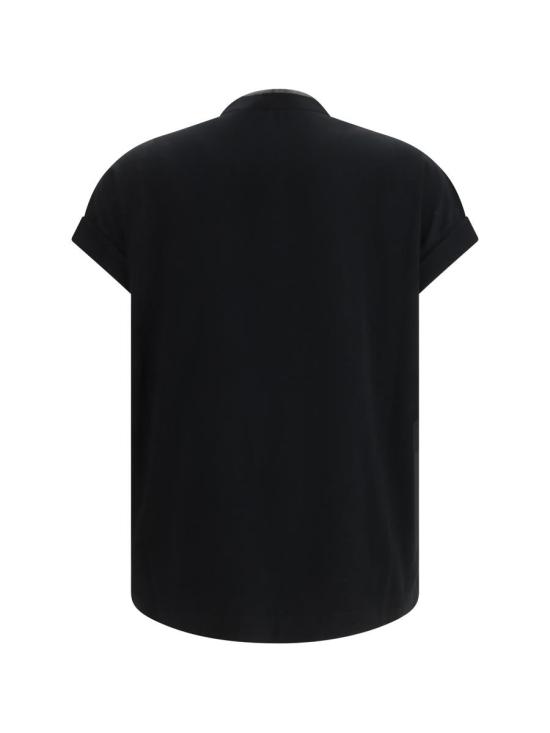 26SS 브루넬로 쿠치넬리 반팔 티셔츠 M0T18BD222 C101 Black - BRUNELLO CUCINELLI