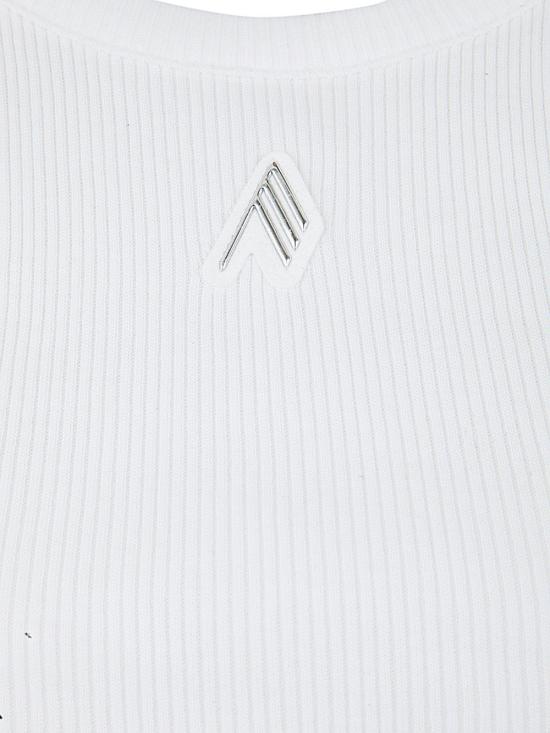  디 아티코 민소매 티셔츠 241WCT229 J038 001 WHITE - THE ATTICO